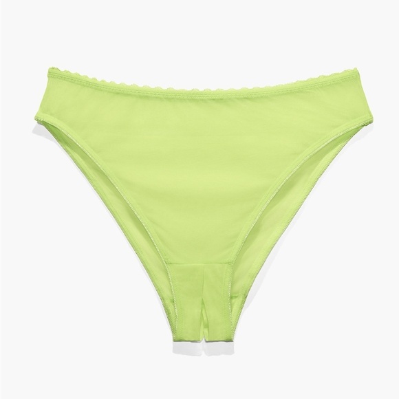 Savage X Fenty Other - New Savage x Fenty Mesh Crotchless High-Leg Lime Green Bikini Undies